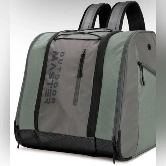 NWT 38L Ski Boot Bag, Boot Backpack with Waterproof Bottom for Ski Helmet - Picture 9 of 12